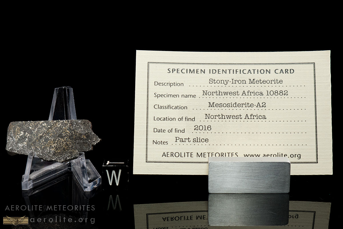 NWA 10882 4.0g - Aerolite Meteorites