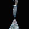 meteorite and dinosaur gembone knife
