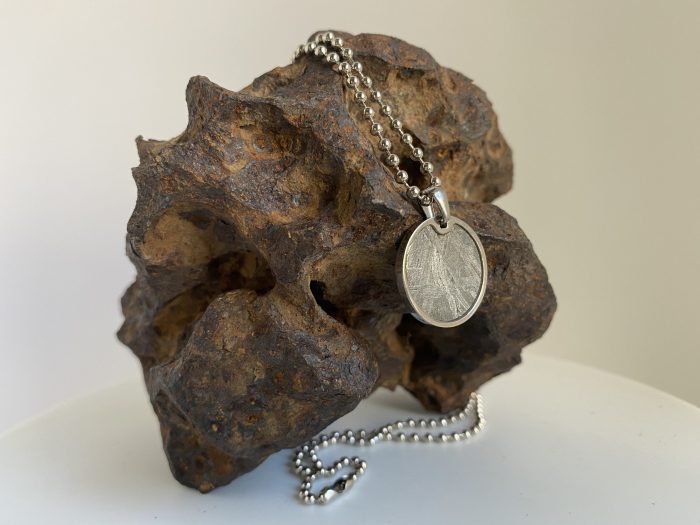 iron meteorite necklace
