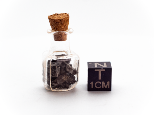 iron meteorite crystal jar