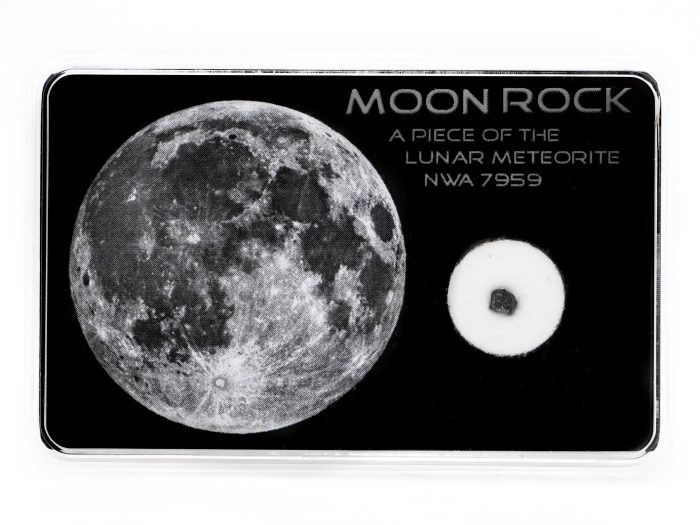 moon rock display