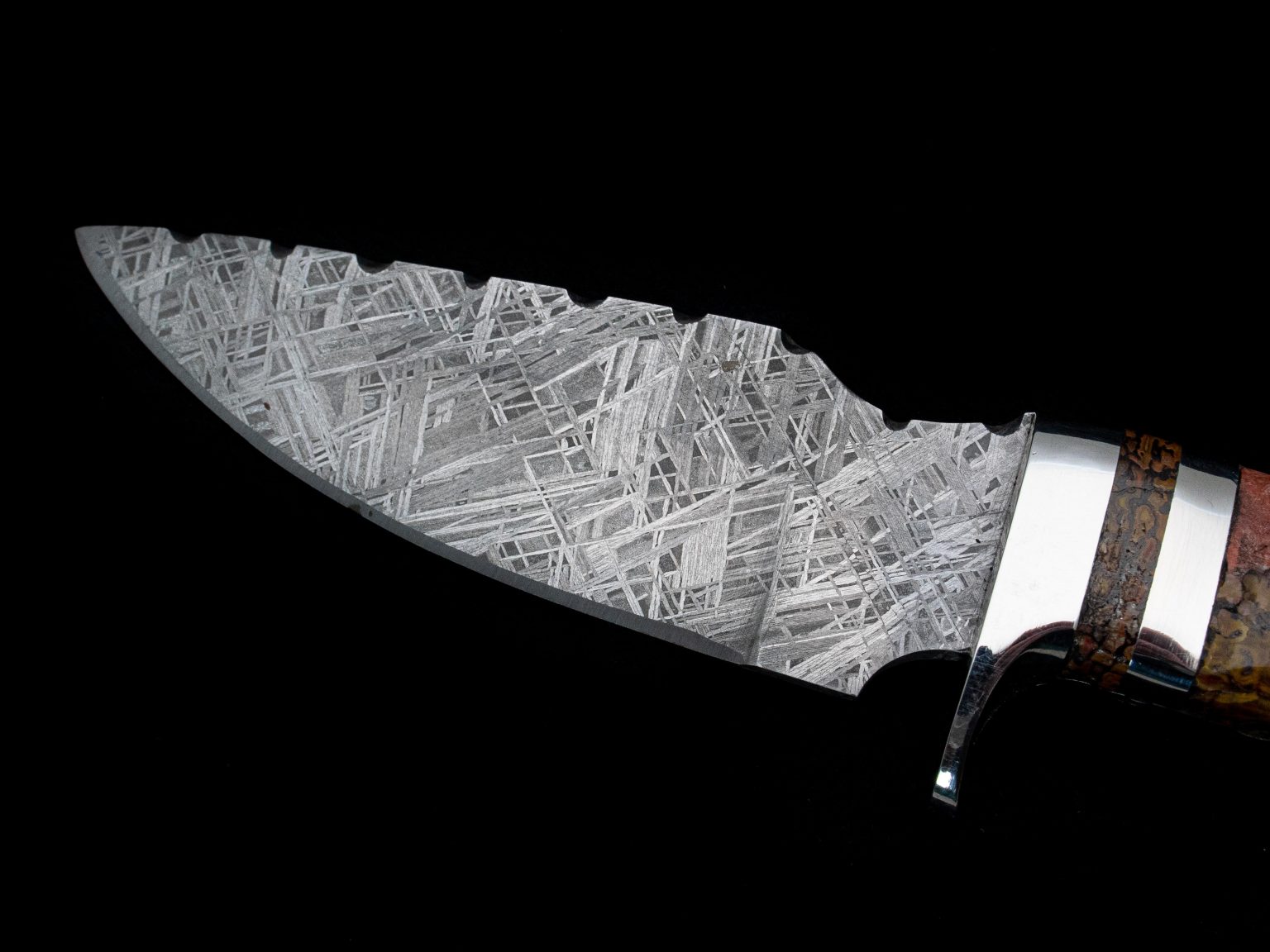 Muonionalusta Knife Blade 410 – Aerolite Meteorites