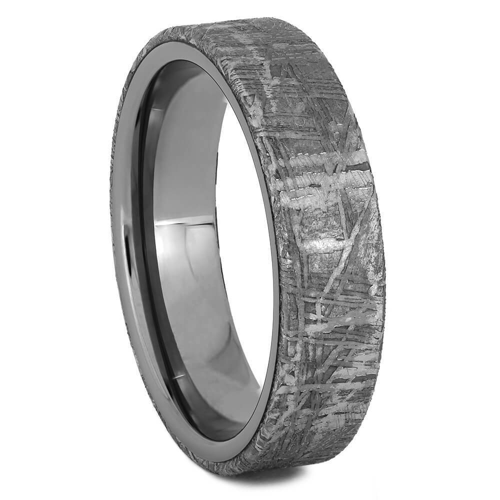 Onbevredigend maat concept Tungsten Ring with Iron Meteorite – Aerolite Meteorites