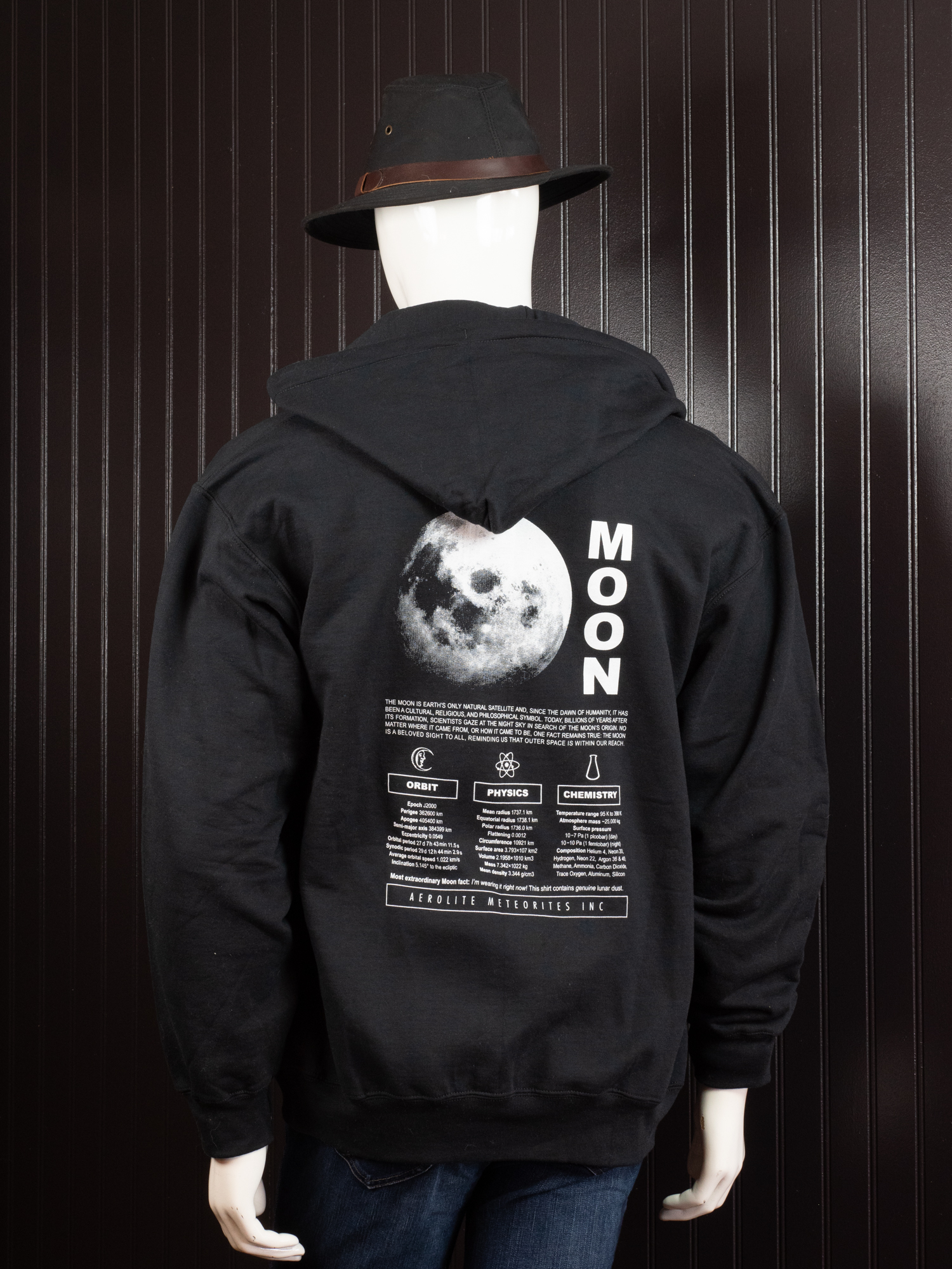 Moon Hoodie: Contains Genuine Moon Dust! – Aerolite Meteorites